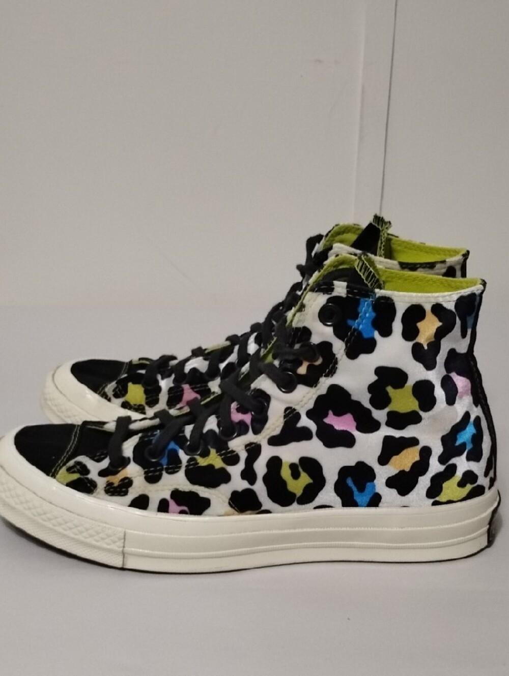 Converse Chuck‎ 70 High-Top Welcome To The Wild Velvet Multicolor Leopard Print - Picture 3 of 10